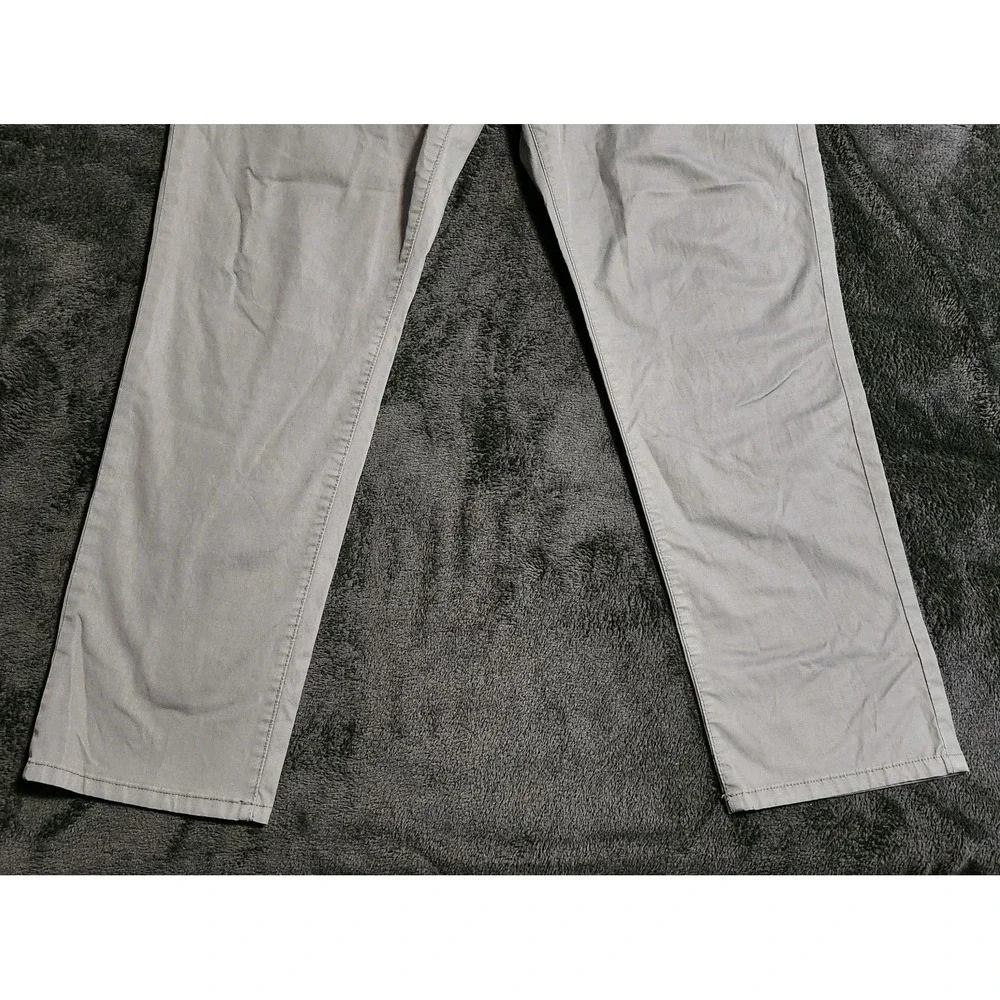 English Laundry Pants Mens Size 40x32 Gray Straight Leg Chino 5 Pocket Casual